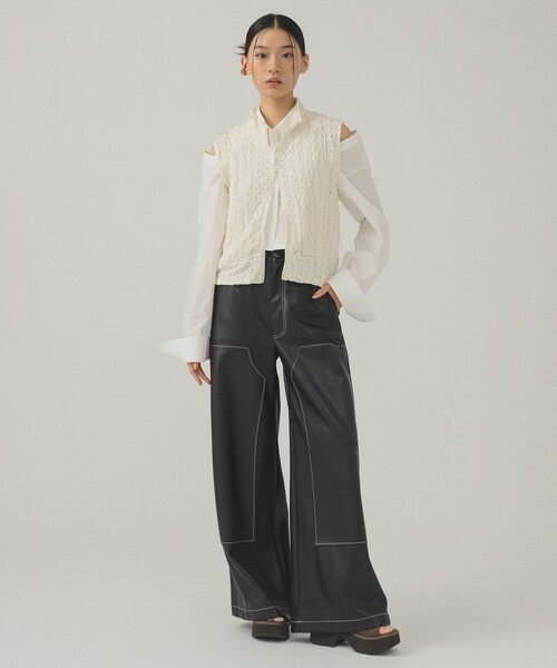 BEAMS WOMEN｜ベスト風 透けレース | Rakuten Fashion(楽天