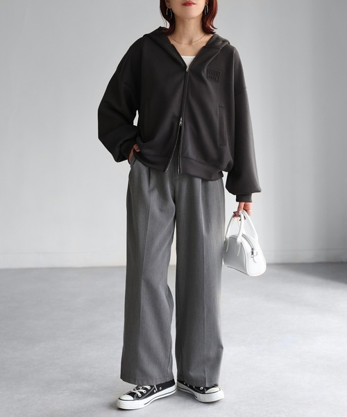 ブリーフィング フルジップ ダブルジップ ベスト ３Dロゴ エンボスロゴ XL セール】エンボスロゴダブルジップパーカー（パーカー）｜Riberry