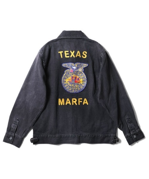 FFAジャケット ヒューストン セール】HOUSTON デニムFFAジャケット（デニムジャケット