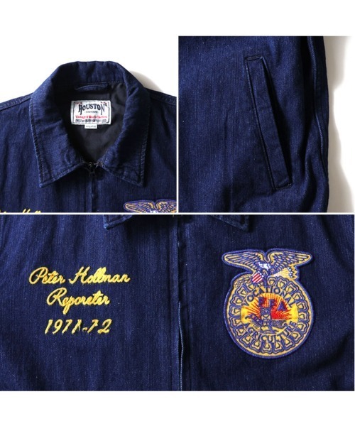 HOUSTON デニムFFAジャケット（デニムジャケット）｜HOUSTON