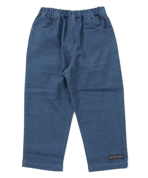 KRIFF MAYER Kid's Collection(クリフメイヤーキッズコレクション)の「ハイメッシュデニムクロップド(デニムパンツ・キッズ・ダークブルー/ライトブルー・120/130/140/150/160/170)」の11枚目の写真