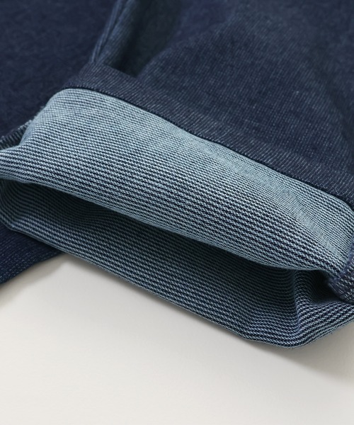 KRIFF MAYER Kid's Collection(クリフメイヤーキッズコレクション)の「ハイメッシュデニムクロップド(デニムパンツ・キッズ・ダークブルー/ライトブルー・120/130/140/150/160/170)」の4枚目の写真