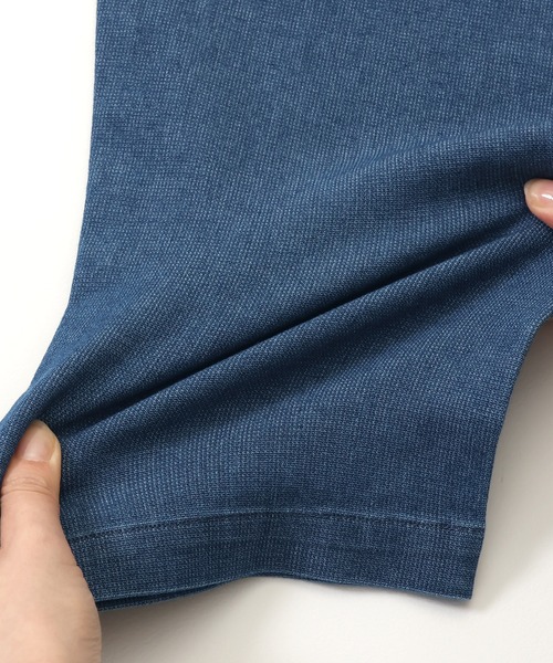 KRIFF MAYER Kid's Collection(クリフメイヤーキッズコレクション)の「ハイメッシュデニムクロップド(デニムパンツ・キッズ・ダークブルー/ライトブルー・120/130/140/150/160/170)」の5枚目の写真