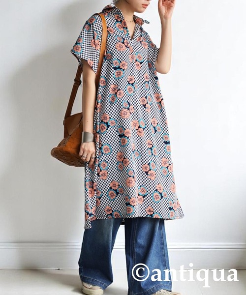 antiqua(アンティカ)の「フラワードットワンピース(ワンピース・レディース・マルチ・ONESIZE)」の10枚目の写真
