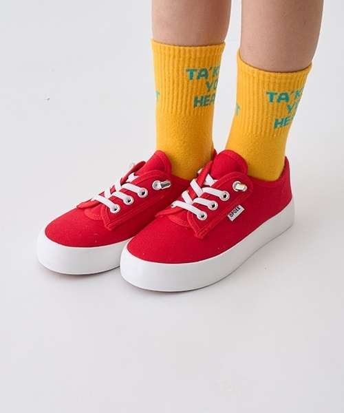 minimal(ミニマル)の「ゴム紐ローカットスニーカー(スニーカー・キッズ・グリーン/イエロー/レッド/ブラック/ホワイト・20cm/21cm/22cm/15cm/16cm/17cm/18cm/19cm)」の5枚目の写真