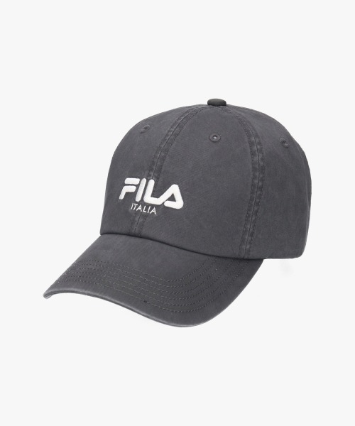 FILA（フィラ）の「FILA  2 TONE 6P CAP / フィラ（キャップ・レディース・ブラウン/ピンク/ダークグレー/ワイン・57~59cm）」の2枚目の写真