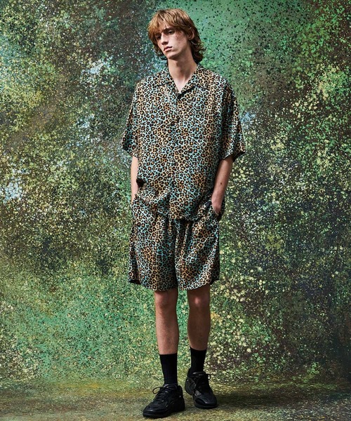 MSML(エムエスエムエル)の「LEOPARD OPEN COLLAR SHORT SLEEVE SHIRTS(シャツ/ブラウス・メンズ・ピンク/ライトブルー・XL/L/M/S)」の13枚目の写真