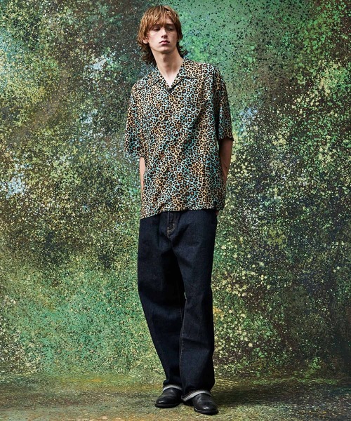MSML(エムエスエムエル)の「LEOPARD OPEN COLLAR SHORT SLEEVE SHIRTS(シャツ/ブラウス・メンズ・ピンク/ライトブルー・XL/L/M/S)」の14枚目の写真