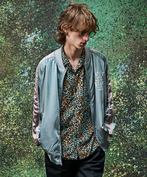 MSML(エムエスエムエル)の「LEOPARD OPEN COLLAR SHORT SLEEVE SHIRTS(シャツ/ブラウス・メンズ・ピンク/ライトブルー・XL/L/M/S)」の17枚目の写真