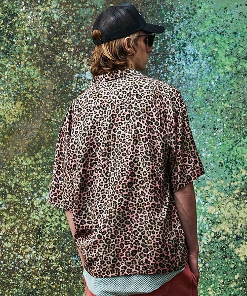 MSML(エムエスエムエル)の「LEOPARD OPEN COLLAR SHORT SLEEVE SHIRTS(シャツ/ブラウス・メンズ・ピンク/ライトブルー・XL/L/M/S)」の7枚目の写真