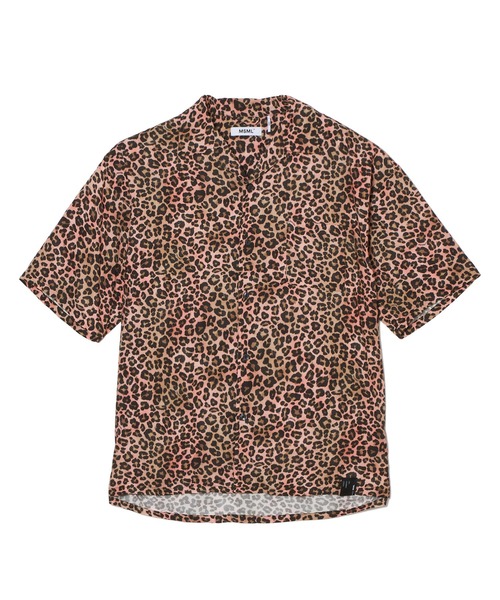 MSML(エムエスエムエル)の「LEOPARD OPEN COLLAR SHORT SLEEVE SHIRTS(シャツ/ブラウス・メンズ・ピンク/ライトブルー・XL/L/M/S)」の8枚目の写真