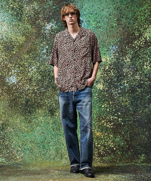 MSML(エムエスエムエル)の「LEOPARD OPEN COLLAR SHORT SLEEVE SHIRTS(シャツ/ブラウス・メンズ・ピンク/ライトブルー・XL/L/M/S)」の11枚目の写真