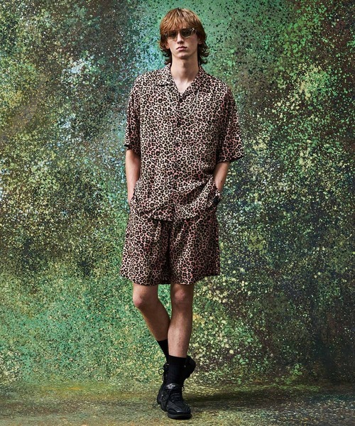 MSML(エムエスエムエル)の「LEOPARD OPEN COLLAR SHORT SLEEVE SHIRTS(シャツ/ブラウス・メンズ・ピンク/ライトブルー・XL/L/M/S)」の4枚目の写真