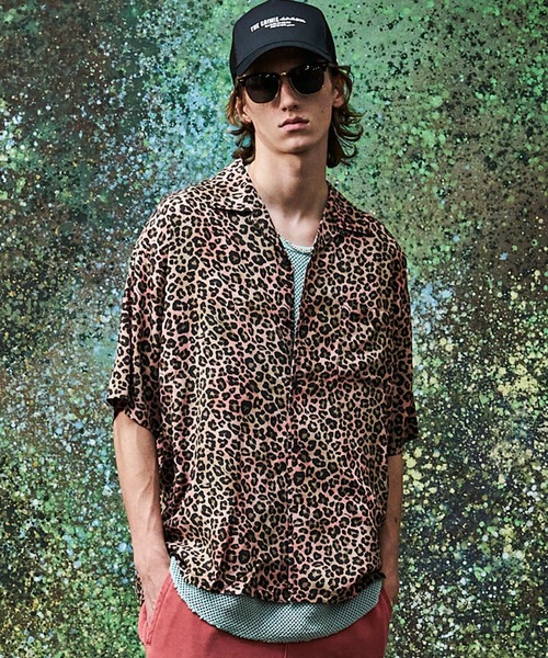 MSML(エムエスエムエル)の「LEOPARD OPEN COLLAR SHORT SLEEVE SHIRTS(シャツ/ブラウス・メンズ・ピンク/ライトブルー・XL/L/M/S)」の21枚目の写真