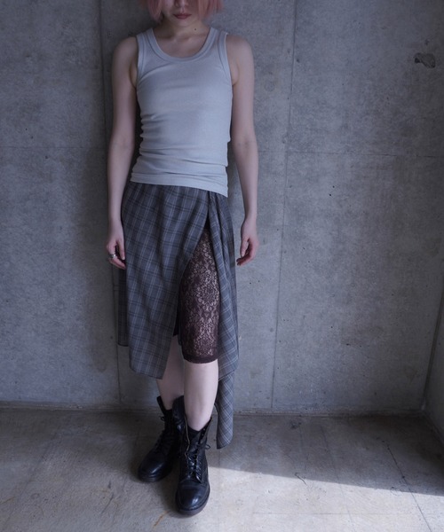 G.V.G.V.(ジーヴィージーヴィー)の「GLITTER RIB TANK TOP(タンクトップ・レディース・ブルー/シルバー・ONE SIZE)」の20枚目の写真