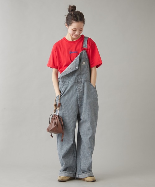 GEVACO（ゲバコ）の「【GEVACO】10ozデニムオーバーオール（サロペット/オーバーオール・レディース・ネイビー/ブルー/ホワイト・LARGE/MEDIUM/SMALL）」の20枚目の写真