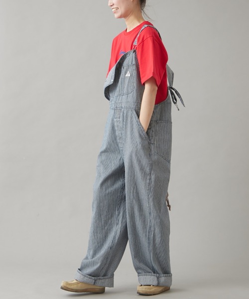 GEVACO（ゲバコ）の「【GEVACO】10ozデニムオーバーオール（サロペット/オーバーオール・レディース・ネイビー/ブルー/ホワイト・LARGE/MEDIUM/SMALL）」の21枚目の写真