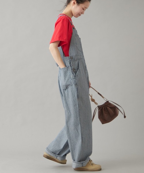 GEVACO（ゲバコ）の「【GEVACO】10ozデニムオーバーオール（サロペット/オーバーオール・レディース・ネイビー/ブルー/ホワイト・LARGE/MEDIUM/SMALL）」の19枚目の写真