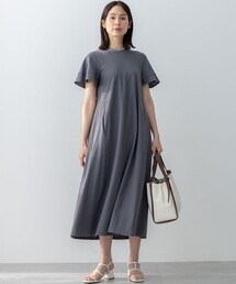 サマージャージフレア ワンピース