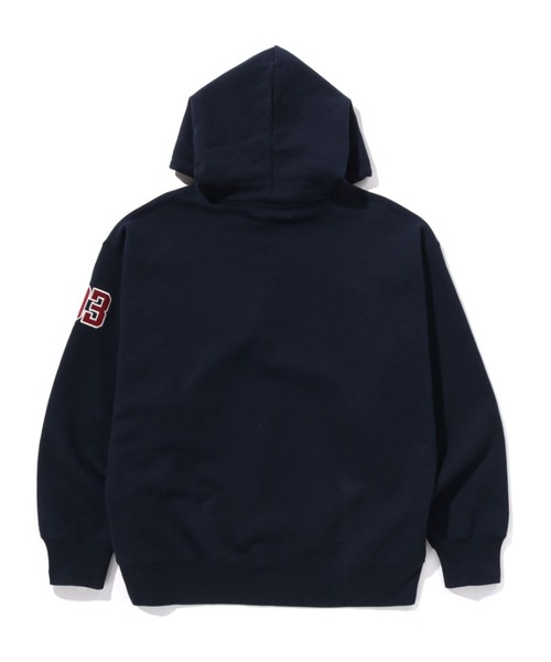 BASEBALL LOGO RELAXED FIT PULLOVER HOODIE（パーカー）｜A BATHING