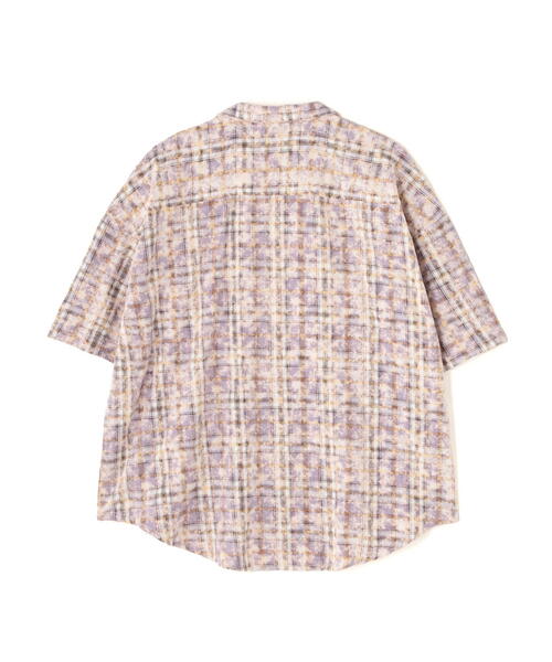 DANKE SCHON(ダンケシェーン)の「【WEB&DEPOT限定】DankeSchon/ダンケシェーン/BLEACH CHECK OPEN COLLER(シャツ/ブラウス・レディース・モスグリーン/ベージュ/ブラック・F)」の11枚目の写真