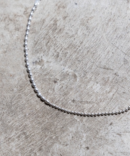 SILVER925 BALL CHAIN NECKLACE/シルバー/ネックレス SILVER925 BALL CHAIN DESIGN NECKLACE /シルバー/ネックレス