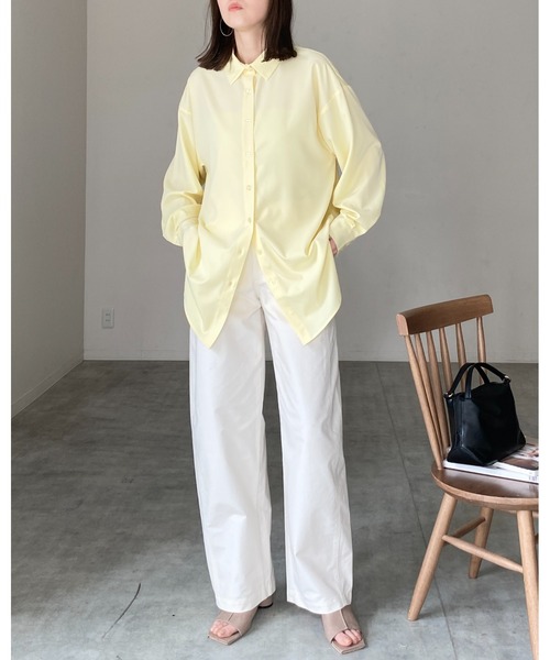 セール】【紫外線UVカット/吸水速乾】長袖オーバーサイズ無地