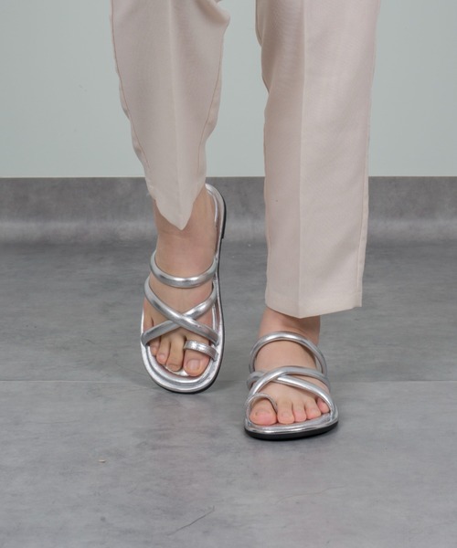 REMME（レメ）の「【REMME/レメ】フラットサンダル　シルバー ロープ ストラップ サンダル（サンダル・レディース・シルバー・37/36/38）」の5枚目の写真