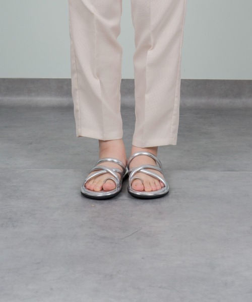REMME（レメ）の「【REMME/レメ】フラットサンダル　シルバー ロープ ストラップ サンダル（サンダル・レディース・シルバー・37/36/38）」の6枚目の写真