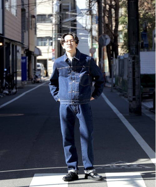 リーバイス　GAP デニムセットアップ　501 Levi's】「501」セルビッジデニムパンツ オリジナルストレート