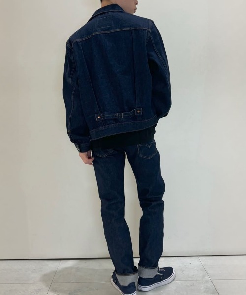 Levi's（リーバイス）の「【Levi's】「501」オリジナルストレート セルビッジデニムパンツ (ワンウォッシュ / セットアップ / ライトオン限定)（デニムパンツ・メンズ・ダークインディゴブルー・30inch/31inch/33inch/34inch/36inch/32inch/28inch/29inch）」の18枚目の写真