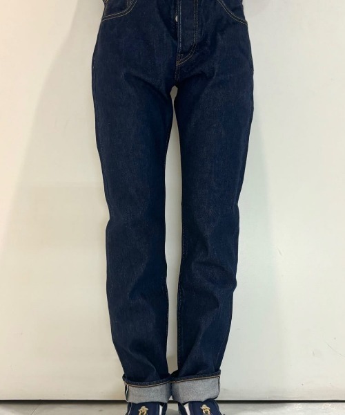 Levi's（リーバイス）の「【Levi's】「501」オリジナルストレート セルビッジデニムパンツ (ワンウォッシュ / セットアップ / ライトオン限定)（デニムパンツ・メンズ・ダークインディゴブルー・30inch/31inch/33inch/34inch/36inch/32inch/28inch/29inch）」の21枚目の写真