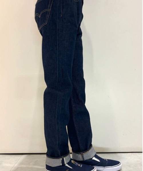 Levi's】「501」オリジナルストレート セルビッジデニムパンツ (ワン