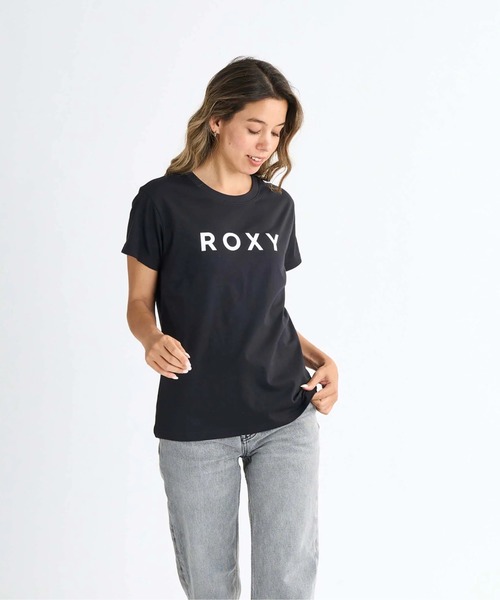 ROXY（ロキシー）の「SPORTS /ロキシーロゴ半袖Tシャツ（Tシャツ/カットソー・レディース・ネイビー/ホワイト/ピンク/ブラック・MEDIUM/SMALL/LARGE）」の20枚目の写真
