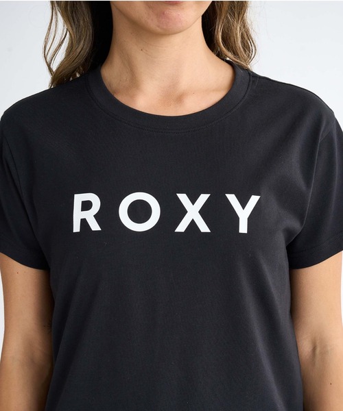 ROXY（ロキシー）の「SPORTS /ロキシーロゴ半袖Tシャツ（Tシャツ/カットソー・レディース・ネイビー/ホワイト/ピンク/ブラック・MEDIUM/SMALL/LARGE）」の16枚目の写真