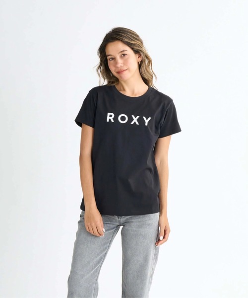 ROXY（ロキシー）の「SPORTS /ロキシーロゴ半袖Tシャツ（Tシャツ/カットソー・レディース・ネイビー/ホワイト/ピンク/ブラック・MEDIUM/SMALL/LARGE）」の18枚目の写真