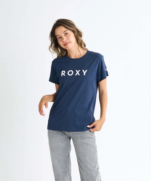 ROXY（ロキシー）の「SPORTS /ロキシーロゴ半袖Tシャツ（Tシャツ/カットソー・レディース・ネイビー/ホワイト/ピンク/ブラック・MEDIUM/SMALL/LARGE）」の14枚目の写真
