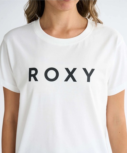 ROXY（ロキシー）の「SPORTS /ロキシーロゴ半袖Tシャツ（Tシャツ/カットソー・レディース・ネイビー/ホワイト/ピンク/ブラック・MEDIUM/SMALL/LARGE）」の21枚目の写真
