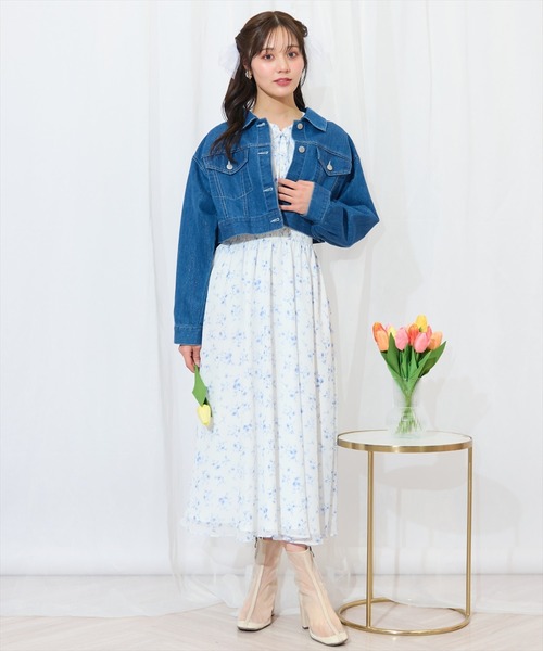 WILLSELECTION（ウィルセレクション）の「ショートデニムジャケット（デニムジャケット・レディース・ネイビー/ブルー・FREE）」の20枚目の写真