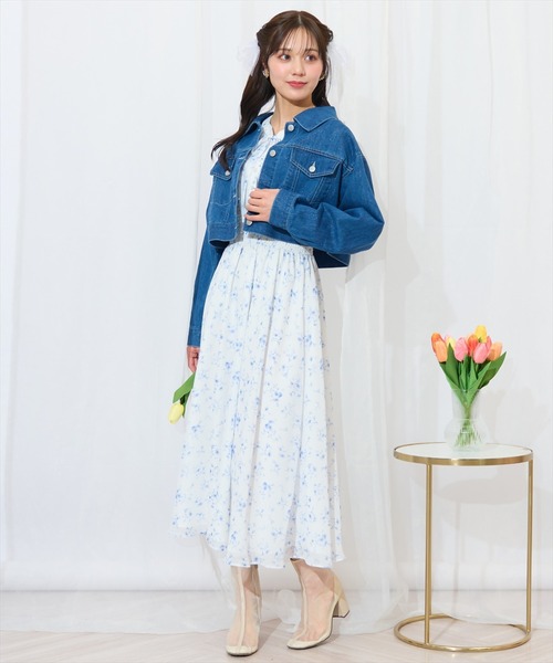 WILLSELECTION（ウィルセレクション）の「ショートデニムジャケット（デニムジャケット・レディース・ネイビー/ブルー・FREE）」の21枚目の写真