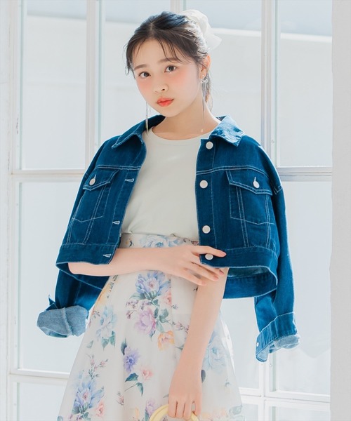 WILLSELECTION（ウィルセレクション）の「ショートデニムジャケット（デニムジャケット・レディース・ネイビー/ブルー・FREE）」の6枚目の写真