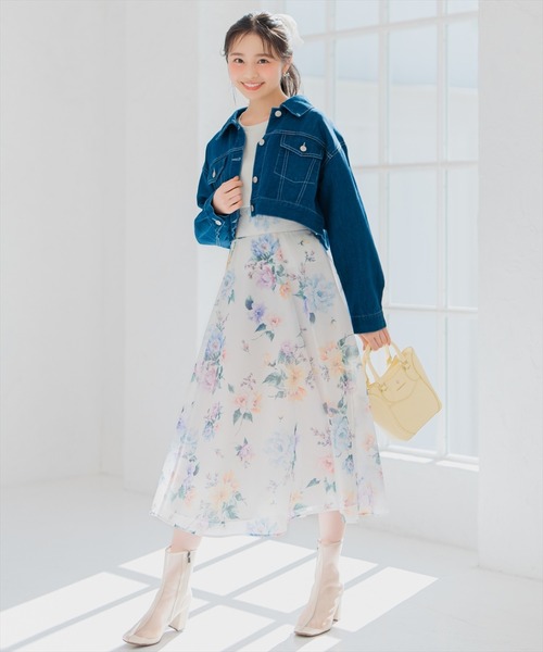 WILLSELECTION（ウィルセレクション）の「ショートデニムジャケット（デニムジャケット・レディース・ネイビー/ブルー・FREE）」の7枚目の写真