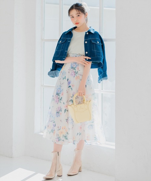 WILLSELECTION（ウィルセレクション）の「ショートデニムジャケット（デニムジャケット・レディース・ネイビー/ブルー・FREE）」の8枚目の写真