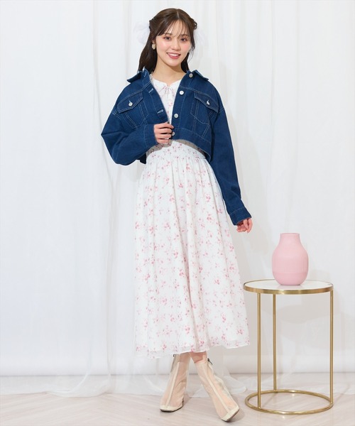 WILLSELECTION（ウィルセレクション）の「ショートデニムジャケット（デニムジャケット・レディース・ネイビー/ブルー・FREE）」の17枚目の写真