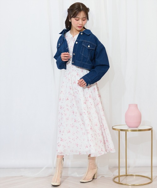 WILLSELECTION（ウィルセレクション）の「ショートデニムジャケット（デニムジャケット・レディース・ネイビー/ブルー・FREE）」の18枚目の写真