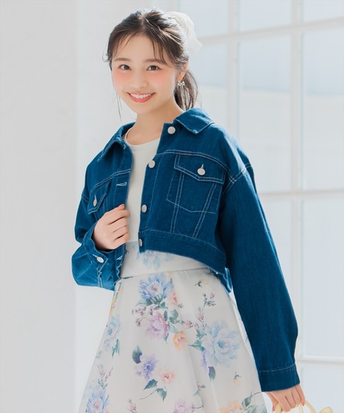 WILLSELECTION（ウィルセレクション）の「ショートデニムジャケット（デニムジャケット・レディース・ネイビー/ブルー・FREE）」の4枚目の写真