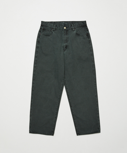 WISM(ウィズム)の「【BAL / バル】LOOSE FIT PIGMENT DYE 5P JEAN BAL-215 5(デニムパンツ・メンズ・グリーン/グリーン系その他/ブラック系その他・2/3)」の9枚目の写真