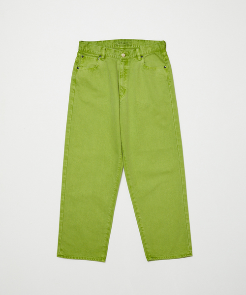 WISM(ウィズム)の「【BAL / バル】LOOSE FIT PIGMENT DYE 5P JEAN BAL-215 5(デニムパンツ・メンズ・グリーン/グリーン系その他/ブラック系その他・2/3)」の10枚目の写真