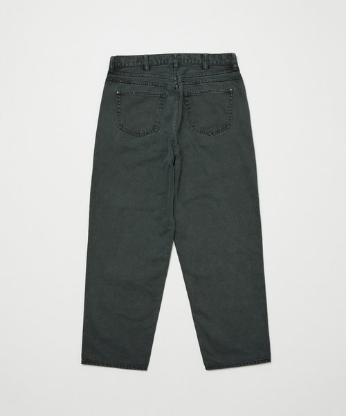 WISM(ウィズム)の「【BAL / バル】LOOSE FIT PIGMENT DYE 5P JEAN BAL-215 5(デニムパンツ・メンズ・グリーン/グリーン系その他/ブラック系その他・2/3)」の12枚目の写真