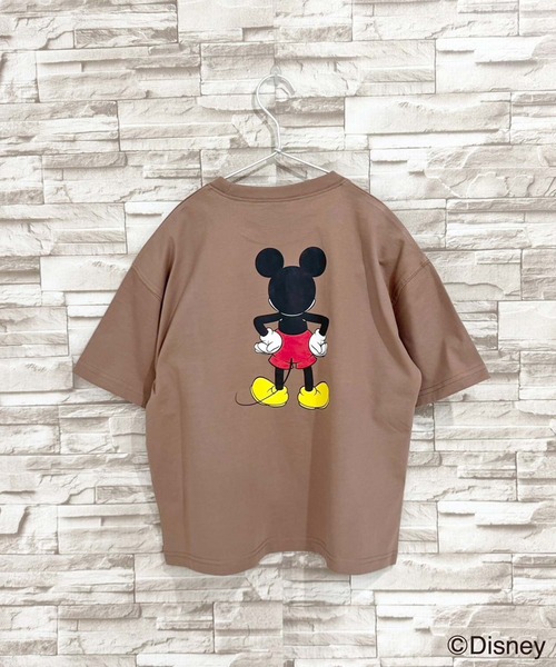 セール】キッズ MICKEY MOUSE オーバーサイズTシャツ（Tシャツ